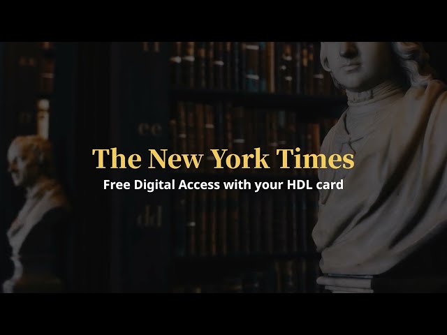 The New York Times online from Your Library