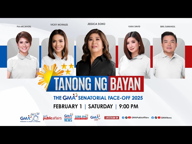 Tanong ng Bayan: The GMA Senatorial Face-off 2025 - Feb. 1, 2025 | Replay