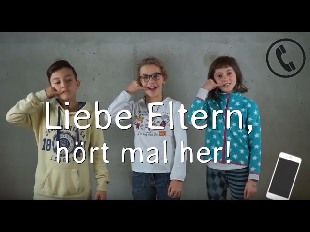 Liebe Eltern, hört mal her: Handys stören (Clip 1 von 4)