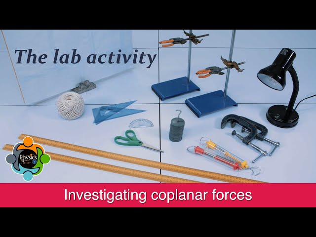 Investigating coplanar forces -  The Lab activity