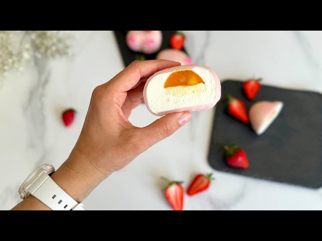 Mochi with mango!