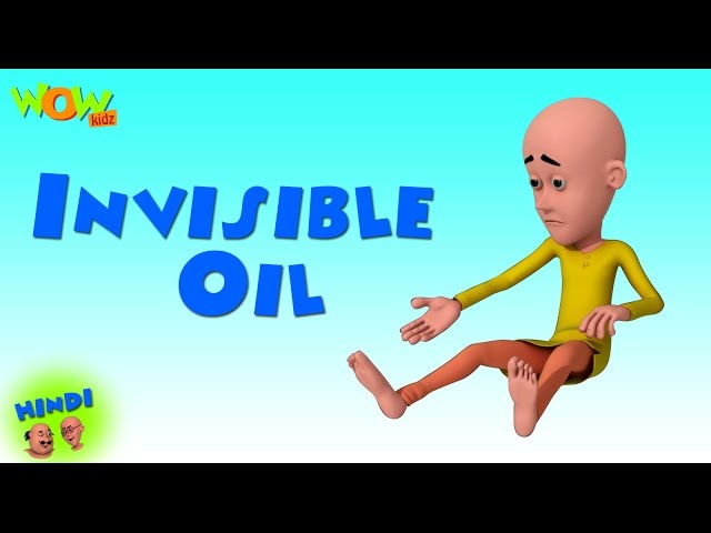 Motu Patlu Cartoons In Hindi |  Animated cartoon | Invisible oil | Wow Kidz