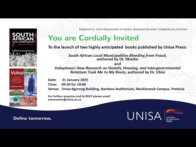 UNISA Press Book Launch