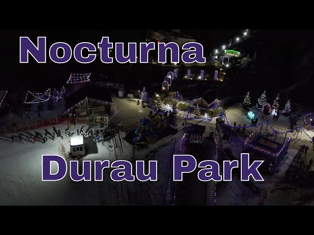 Admira Partia Durau Park in nocturna /Experience The Enchanting Durau Park At Night