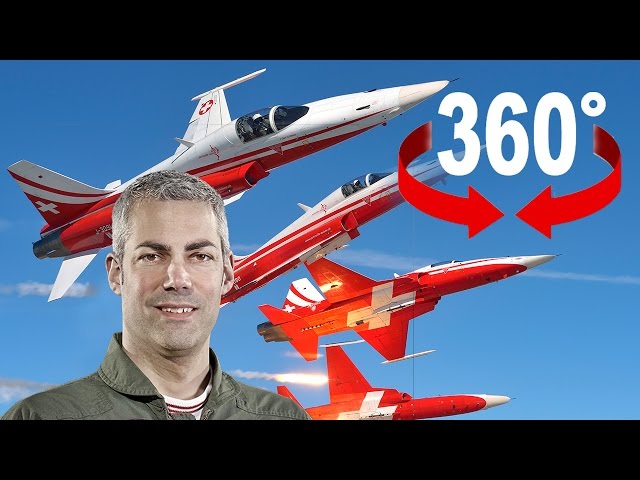 360°-Video: Mit Kampfjet-Pilot «Gandalf» im Cockpit der Patrouille Suisse