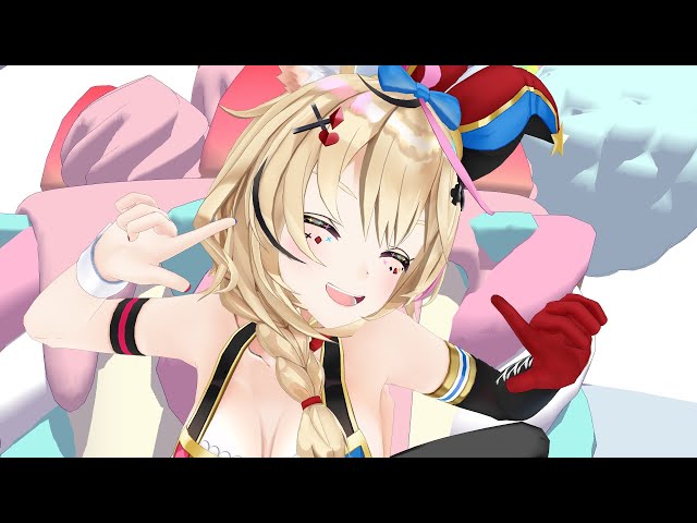 【VR180】尾丸ポルカ「キワメテカワイイ」Shorts【MMDホロライブ】@OmaruPolka