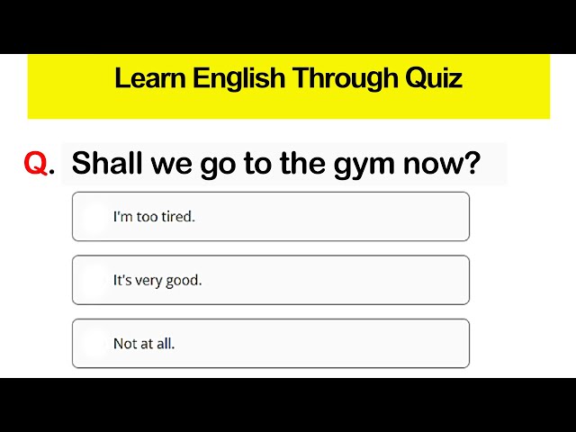 Learn English Through Quiz || 25 English Simple Questions and answer Test || Quiz-2