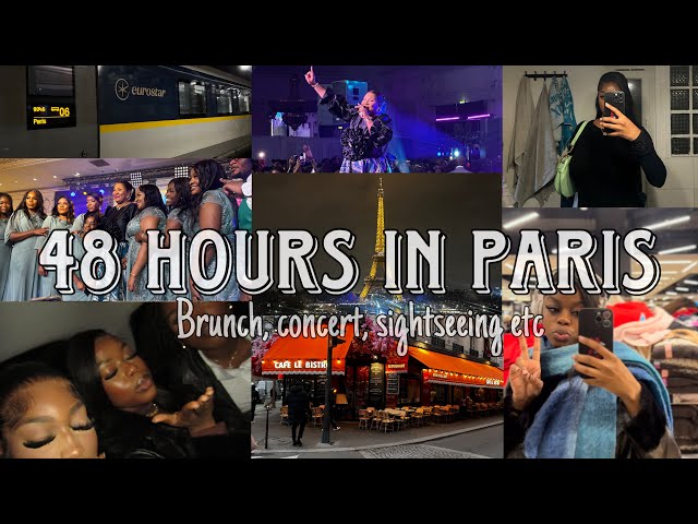 SPEND 48 HOURS WITH US IN PARIS || Sightseeing, Food, Concert, Air B&B || AllThingsKeren