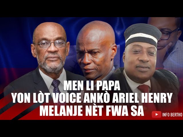 PM TICLAUDE SAKAJE JUGE GARRY AURELIEN…YON LOT VOICE ANKÒ TANDE…ARIEL HENRY ANTRAVE.