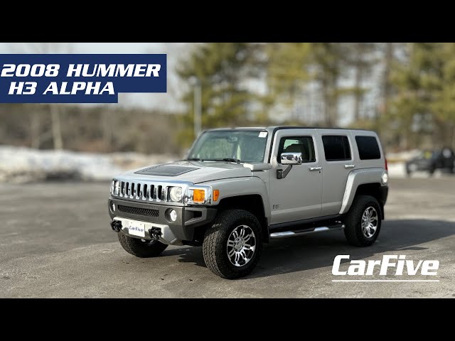 CarFive - Gray 2008 Hummer H3 Alpha SUV - AWD - Gasoline - 5 Passengers.