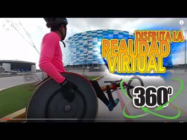 VR 360º Como entrena un deportista paralímpico Estadio Cuauhtemoc 4k