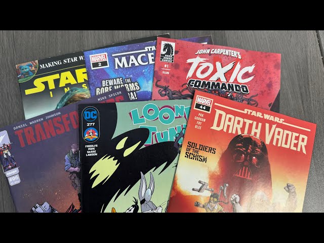 Comic Book Pickups March 13 2024 New Comics Wednesday NCBD Star Wars Looney Tunes Transformers Vader