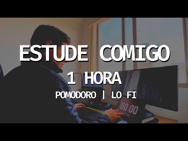 Estude comigo 1 hora | Playlist para estudar | pomodoro 25/5