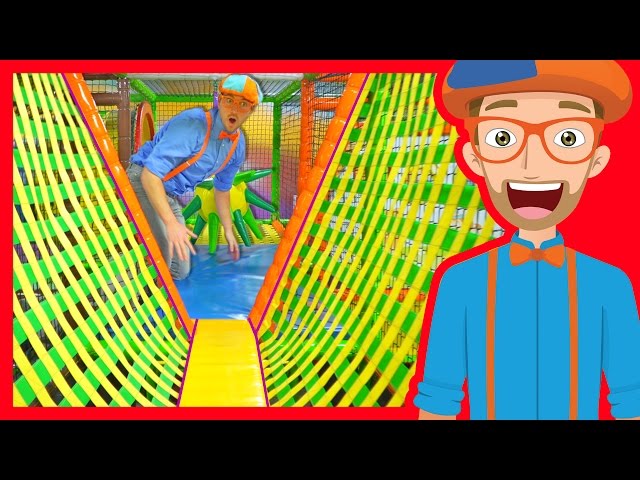 Blippi Visits an Indoor Playground (Funtastic Playtorium - Part 1) | Full Episodes | Blippi Toys