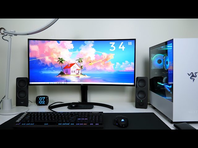 LG 34" Ultra Wide Curved IPS WQHD Monitor Review (34WN80C-B)| A great monitor for productivity