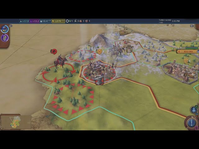 A fight for scythia's survival! #civilization6