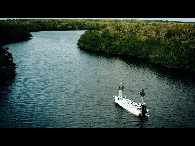 Flats Class Sight Fishing Redfish in Pine Island