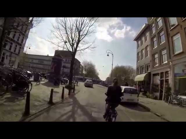 Sunny Saturday Bike Ride [Amsterdam, Netherlands] 1080p Scenery