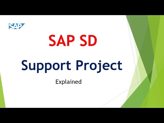 SAP SD Support Project explained || SAP SD Tutorials