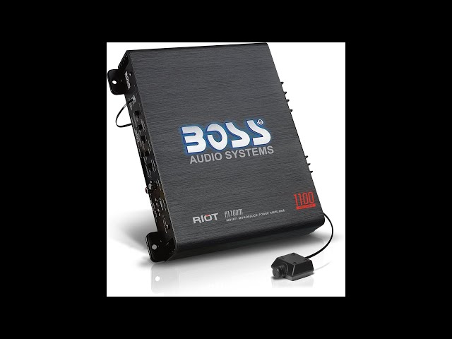 BOSS R1100M Monoblock Car Amplifier: 1100W Power