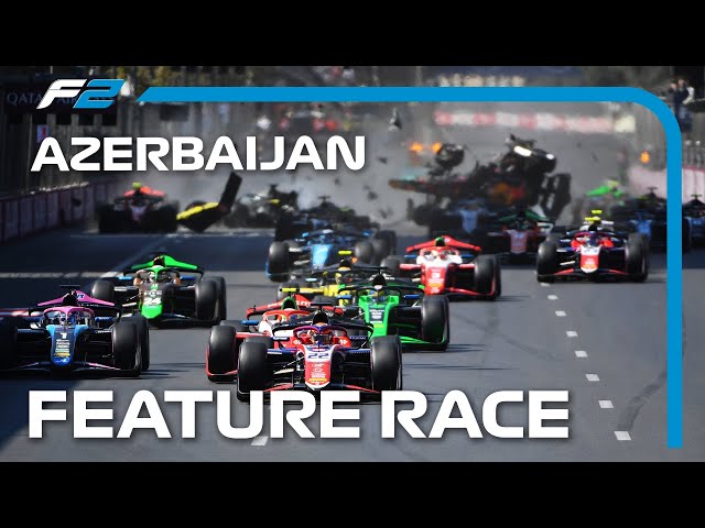 F2 Feature Race Highlights | 2024 Azerbaijan Grand Prix