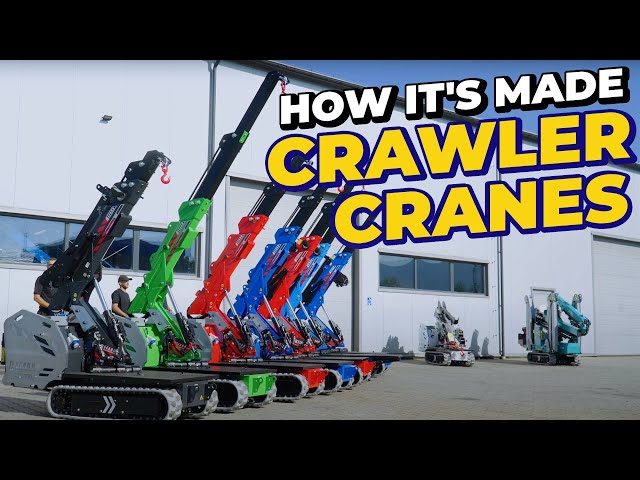 Factories: How remote-controlled crawler cranes are made?