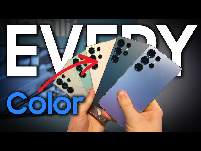 HANDS ON with EVERY Color of the Galaxy S25!