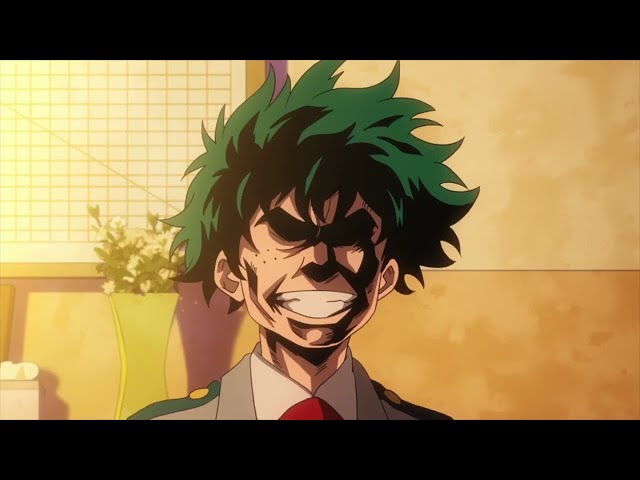 Izuku's impression of All Might saying, "Eat this!" (Dub)