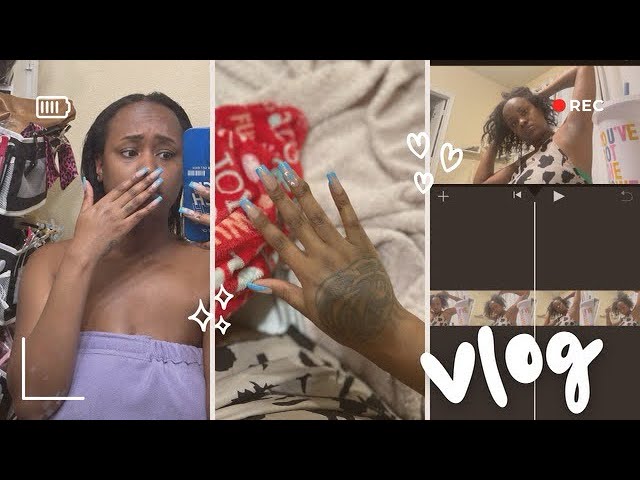 VLOG | Nails Done 😊☺️, My Hair Got Matted 😱 & Some New 💦🙃