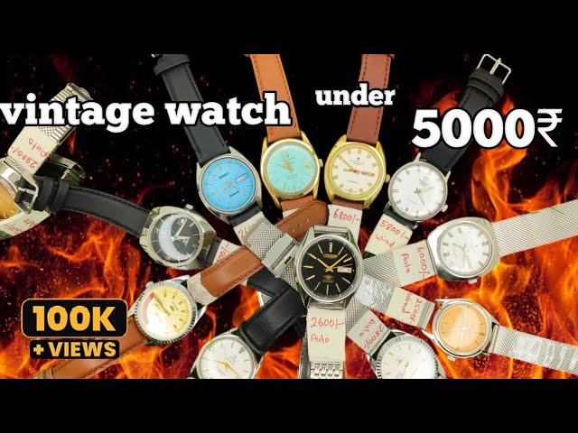 10 Best Vintage  Watch Under 5000 MenWatch Haul Review For College 2025| vintagewatch antiquewatch