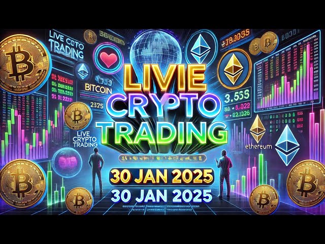 LIVE Crypto Trading | Bitcoin Price Action Analysis | Altcoin Opportunities | 30 Jan 2025 |