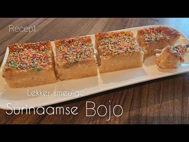 Surinaamse bojo maken lekker smeuïge snel en makkelijk recept (taart cake sweets)