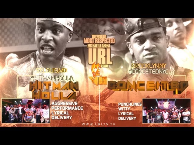 SMACK/ URL PRESENTS HITMAN HOLLA VS CONCEITED | URLTV