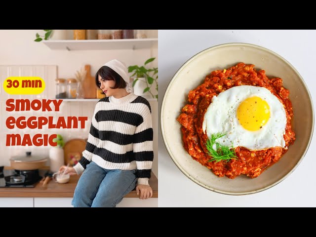 Vegetarian Recipes | Persian Eggplant and tomato Food : Mirza Ghasemi 🍆🍅