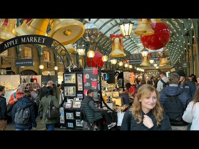 🇬🇧 LONDON WALK, CHRISTMAS SHOPPING 2024, EXTREMELY BUSY LONDON ON SATURDAY NIGHT, SOHO, 4K HDR