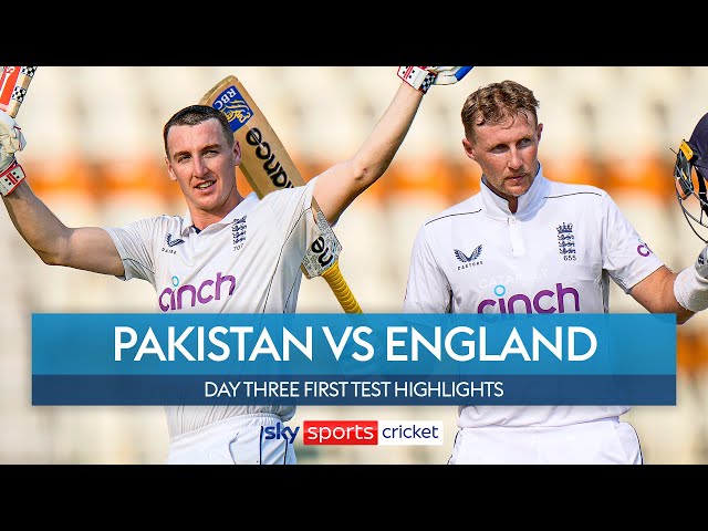 Record-breaker Root and Brook hit BIG tons 🤩 | Pakistan vs England | Day Three First Test Highlights