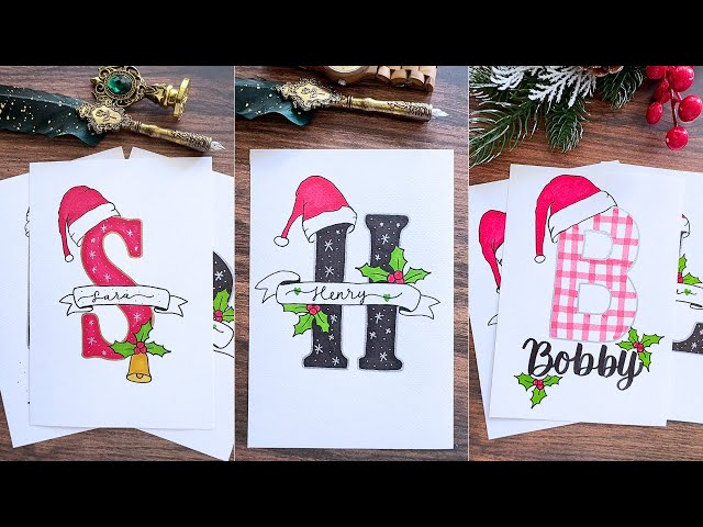 Creative Christmas Name Designs to Make Your Name Stand Out 🌟 | Easy Lettering Tips