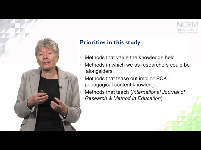 Teaching research methods: Pedagogy of Methodological Learning - Professor Melanie Nind