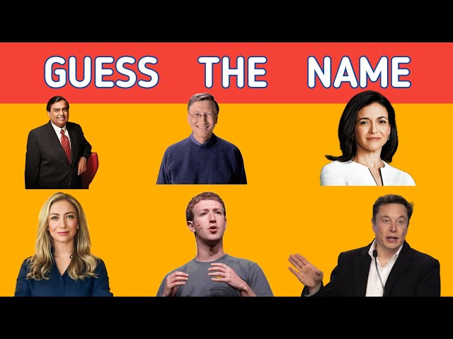 Guess the businessman challenge | Brain battle | Quiz questions |