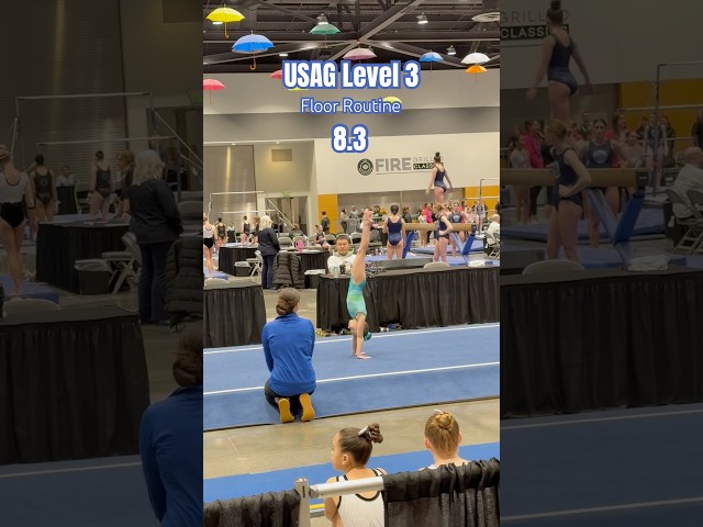 Brynlee Charity Choice Invitational USAG Level 3 Floor Routine 8.3