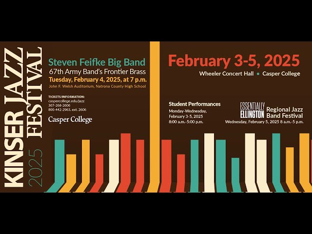 Kinser Jazz Fest 2025: Monday, February 3, 2025