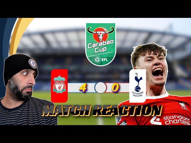 Tottenham knocked out of the Carabao Cup! | Liverpool 4 - 0 Tottenham