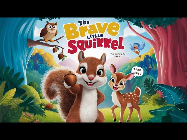 The Brave Little Squirrel | Kids Story | Moral Story | Short Stories | @GiggleAndGrow-kids