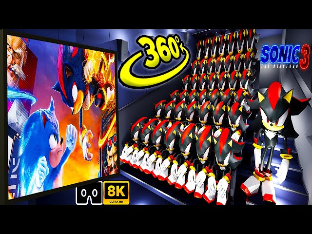 Shadow Fight Scene | SONIC THE HEDGEHOG 3 360° | CINEMA HALL | 4K VR 360 Video