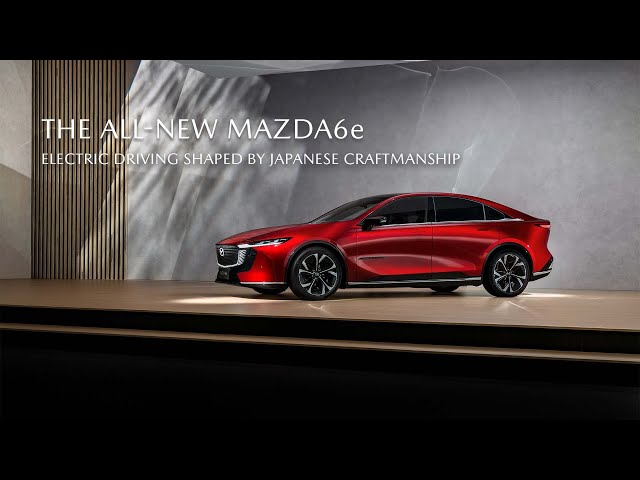 Introducing the all-new Mazda6e. Electric Driving shaped by Japanese craftmanship.