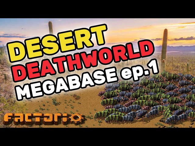 Making a Factorio Deathworld MEGABASE - episode 1