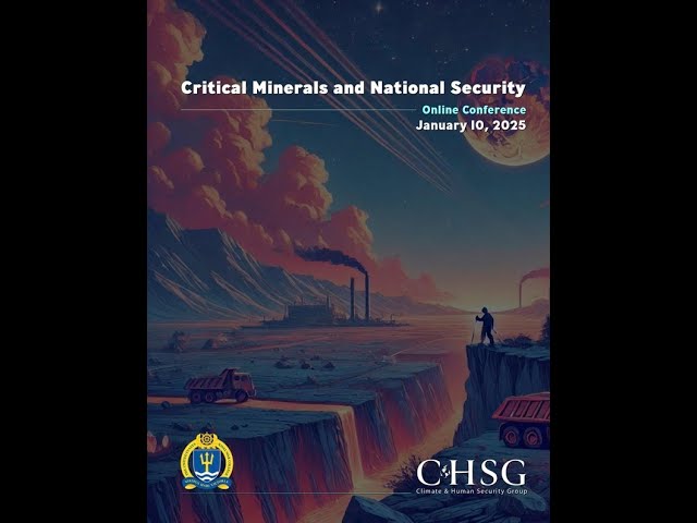 Virtual Conference - Critical Minerals and National Security