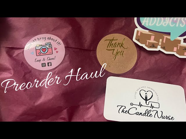 The Candle 🕯️ Nurse Preorder Haul