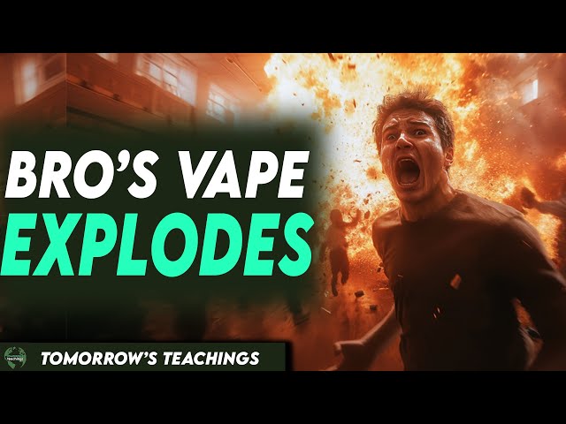 Bro's Vape Explodes, You Won’t Believe It