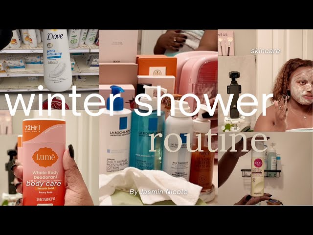 ✨COZY Winter Shower Routine + Feminine Hygiene must have products